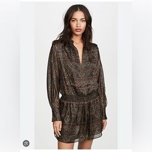 Frame silk party dress xs